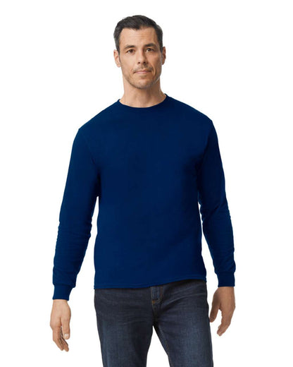 GILDAN ®  HEAVY COTTON™ ADULT LONG SLEEVE T-SHIRT - Navy - Main