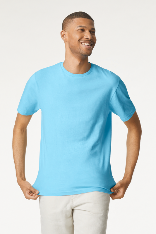 SOFTSTYLE ®  ADULT T-SHIRT - Sky - Additional