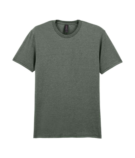 SOFTSTYLE ®  ADULT T-SHIRT - Heather Military Green - Main