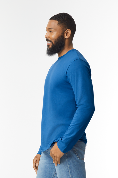 SOFTSTYLE ®  ADULT LONG SLEEVE T-SHIRT - Royal - Additional