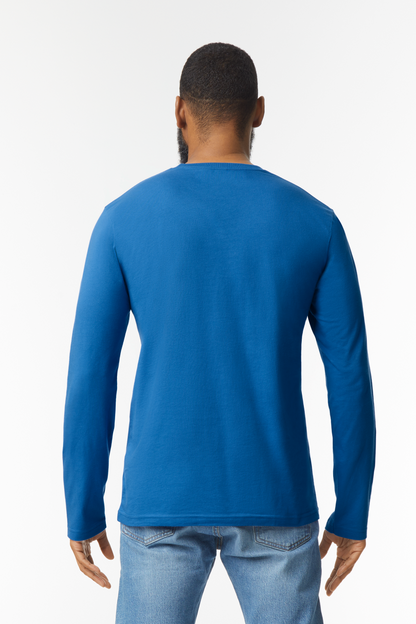 SOFTSTYLE ®  ADULT LONG SLEEVE T-SHIRT - Royal - Additional