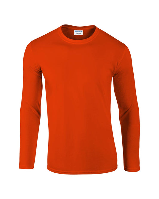 SOFTSTYLE ®  ADULT LONG SLEEVE T-SHIRT - Orange - Main