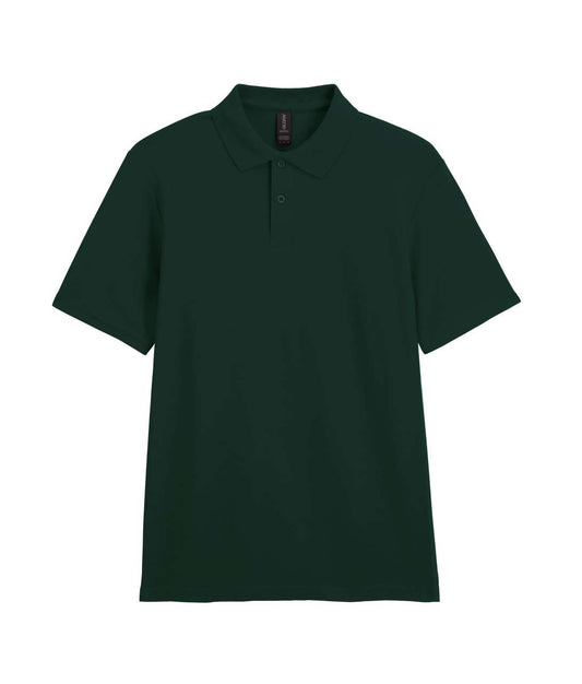 SOFTSTYLE ®  ADULT DOUBLE PIQUÉ POLO - Forest Green - Main