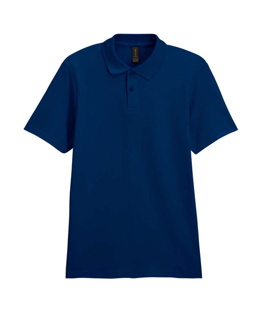 SOFTSTYLE ®  ADULT DOUBLE PIQUÉ POLO - Navy - Main