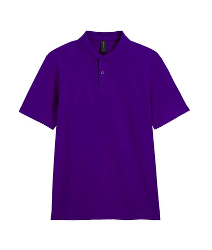 SOFTSTYLE ®  ADULT DOUBLE PIQUÉ POLO - Purple - Main