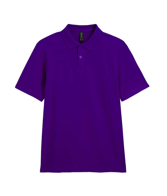 SOFTSTYLE ®  ADULT DOUBLE PIQUÉ POLO - Purple - Main