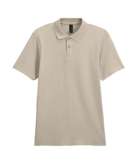 SOFTSTYLE ®  ADULT DOUBLE PIQUÉ POLO - Sand - Main