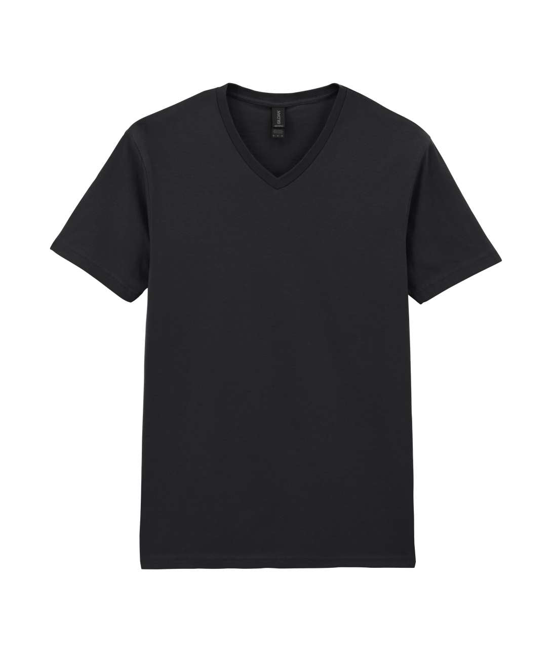 SOFTSTYLE ®  ADULT V-NECK T-SHIRT - Black - Main