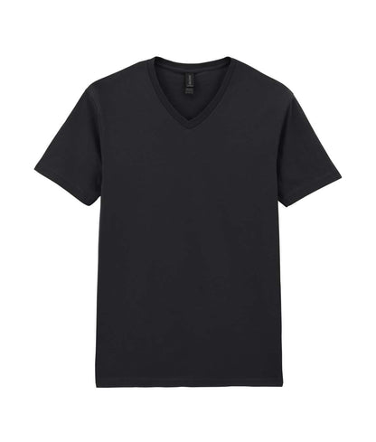 SOFTSTYLE ®  ADULT V-NECK T-SHIRT - Black - Main