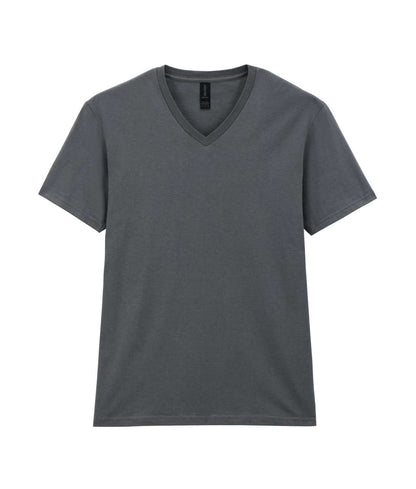 SOFTSTYLE ®  ADULT V-NECK T-SHIRT - Charcoal - Main