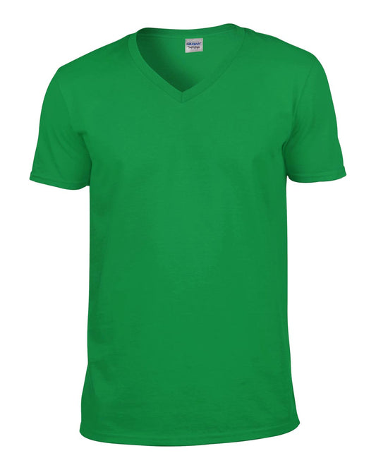 SOFTSTYLE ®  ADULT V-NECK T-SHIRT - Irish Green - Main