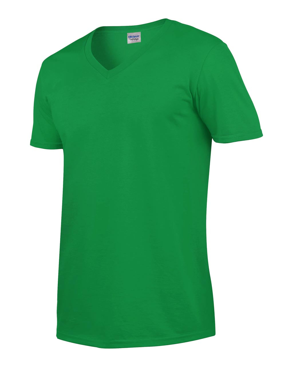 SOFTSTYLE ®  ADULT V-NECK T-SHIRT - Irish Green - Additional