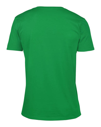 SOFTSTYLE ®  ADULT V-NECK T-SHIRT - Irish Green - Additional