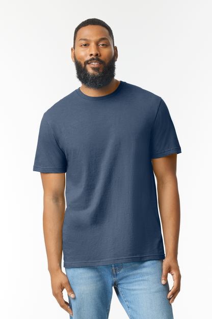 SOFTSTYLE® CVC ADULT T-SHIRT - Kelly Mist - modelimageurl