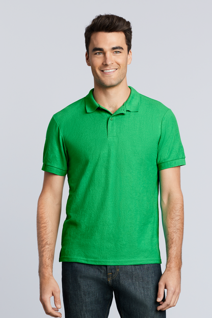 DRYBLEND ®  ADULT DOUBLE PIQUÉ POLO - Black - Model