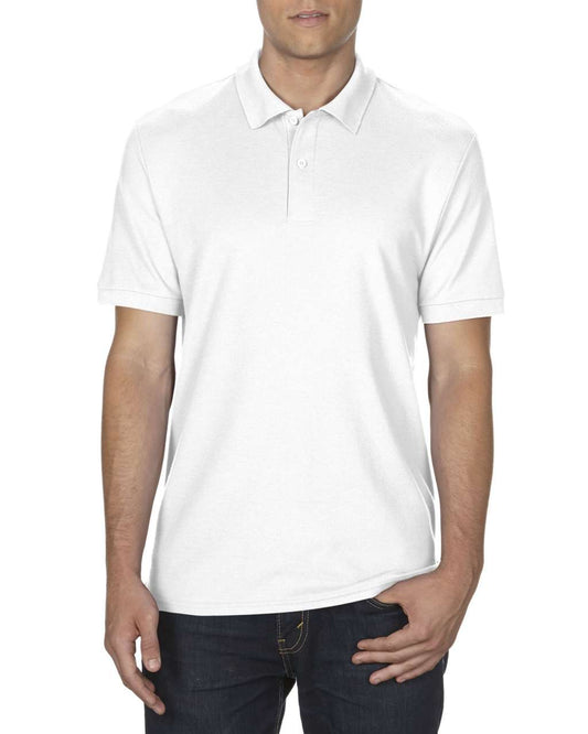 DRYBLEND ®  ADULT DOUBLE PIQUÉ POLO - White - Main