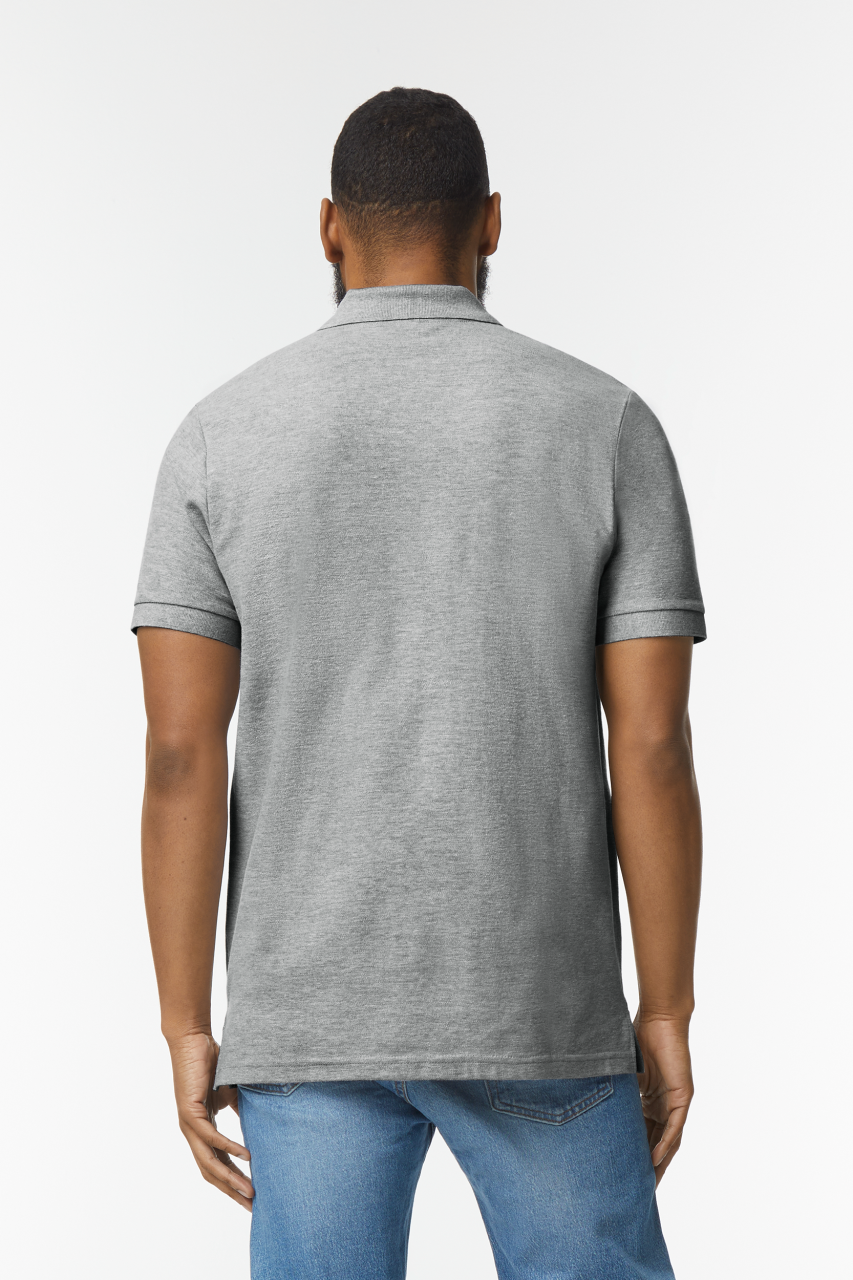 PREMIUM COTTON ®  ADULT DOUBLE PIQUÉ POLO - Black - Additional