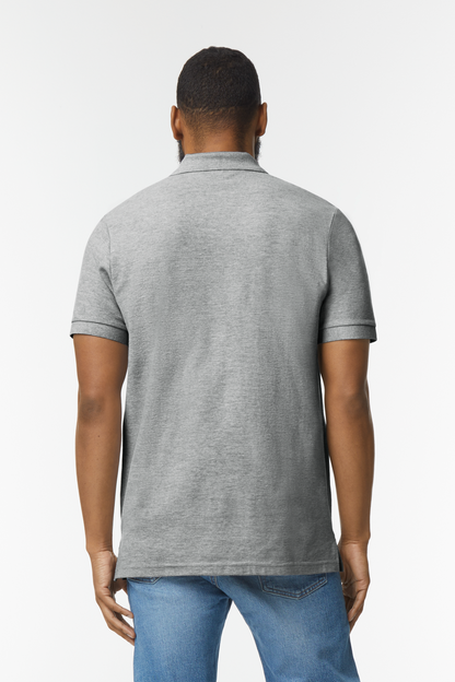 PREMIUM COTTON ®  ADULT DOUBLE PIQUÉ POLO - Black - Additional