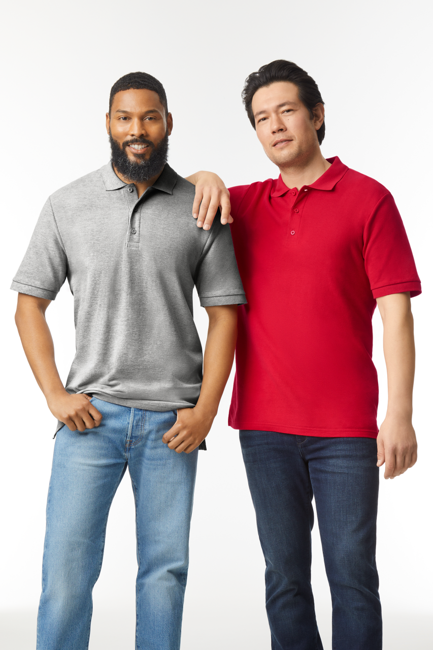 PREMIUM COTTON ®  ADULT DOUBLE PIQUÉ POLO - Black - Additional