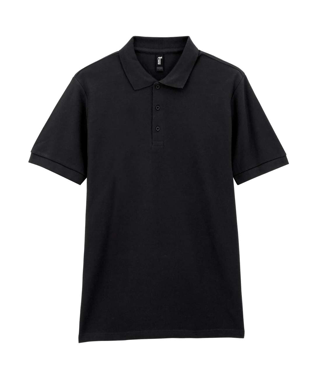 PREMIUM COTTON ®  ADULT DOUBLE PIQUÉ POLO - Black - Main