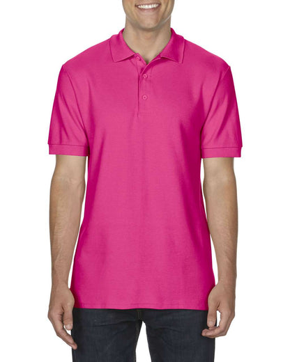 PREMIUM COTTON ®  ADULT DOUBLE PIQUÉ POLO - Heliconia - Main