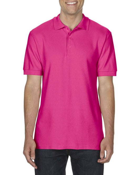 PREMIUM COTTON ®  ADULT DOUBLE PIQUÉ POLO - Heliconia - Main