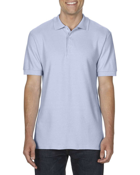 PREMIUM COTTON ®  ADULT DOUBLE PIQUÉ POLO - Light Blue - Main