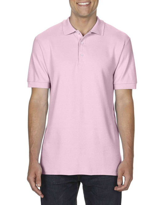 PREMIUM COTTON ®  ADULT DOUBLE PIQUÉ POLO - Light Pink - Main