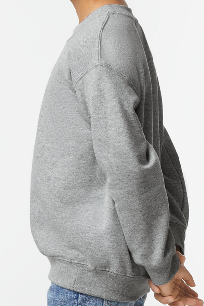 HEAVY BLEND™ YOUTH CREWNECK SWEATSHIRT - Black - Additional
