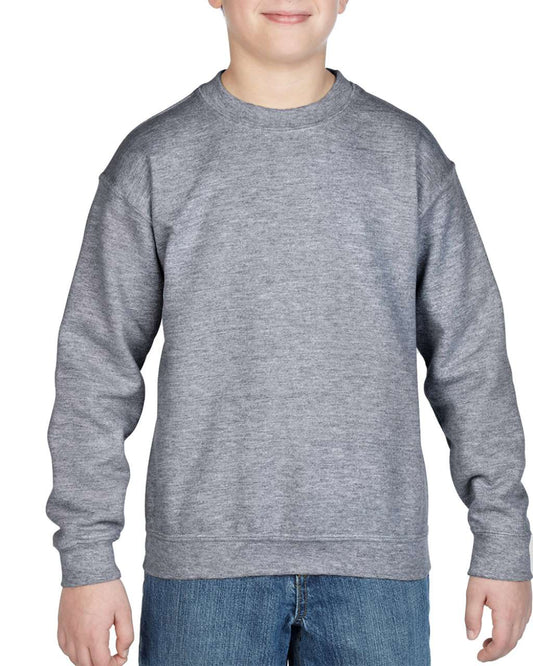 HEAVY BLEND™ YOUTH CREWNECK SWEATSHIRT - Graphite Heather - Main