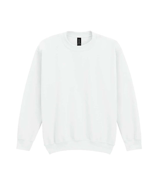 HEAVY BLEND™ YOUTH CREWNECK SWEATSHIRT - White - Main