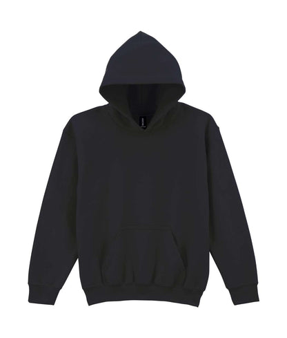 HEAVY BLEND™ YOUTH HOODED SWEATSHIRT - Black - Main