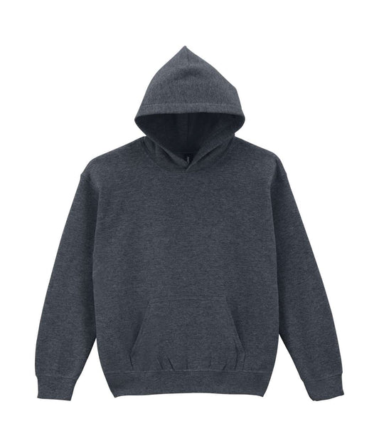 HEAVY BLEND™ YOUTH HOODED SWEATSHIRT - Dark Heather - Main