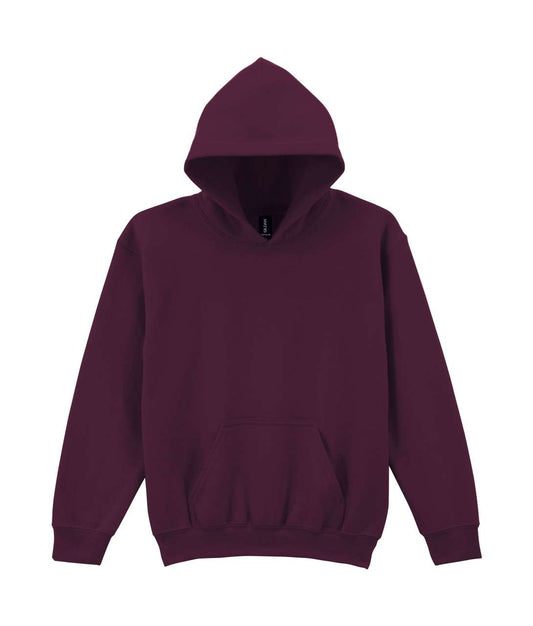 HEAVY BLEND™ YOUTH HOODED SWEATSHIRT - Maroon - Main
