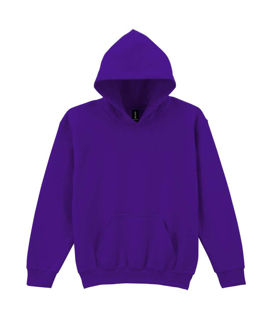 HEAVY BLEND™ YOUTH HOODED SWEATSHIRT - Purple - Main