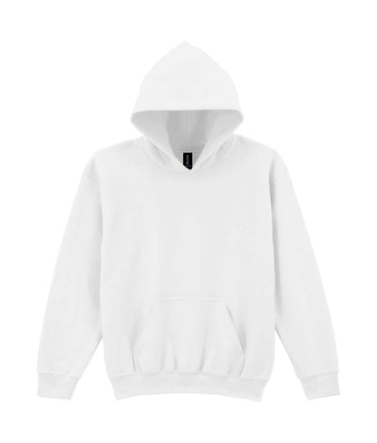 HEAVY BLEND™ YOUTH HOODED SWEATSHIRT - White - Main