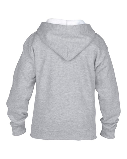 HEAVY BLEND™ YOUTH FULL ZIP HOODED SWEATSHIRT - Sport Grey - Additional