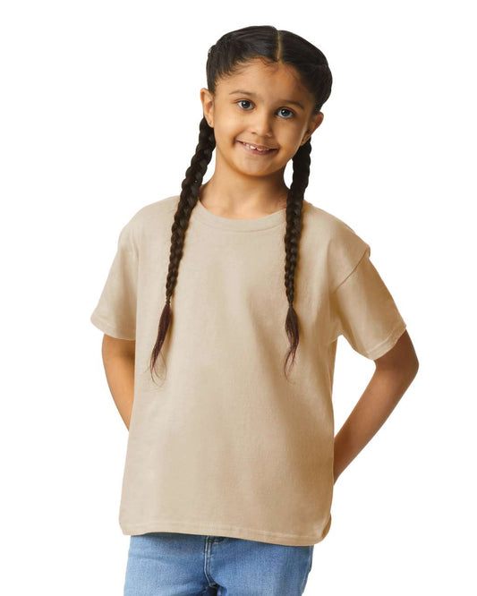 LIGHT COTTON YOUTH T-SHIRT - Sand - colorimageurl