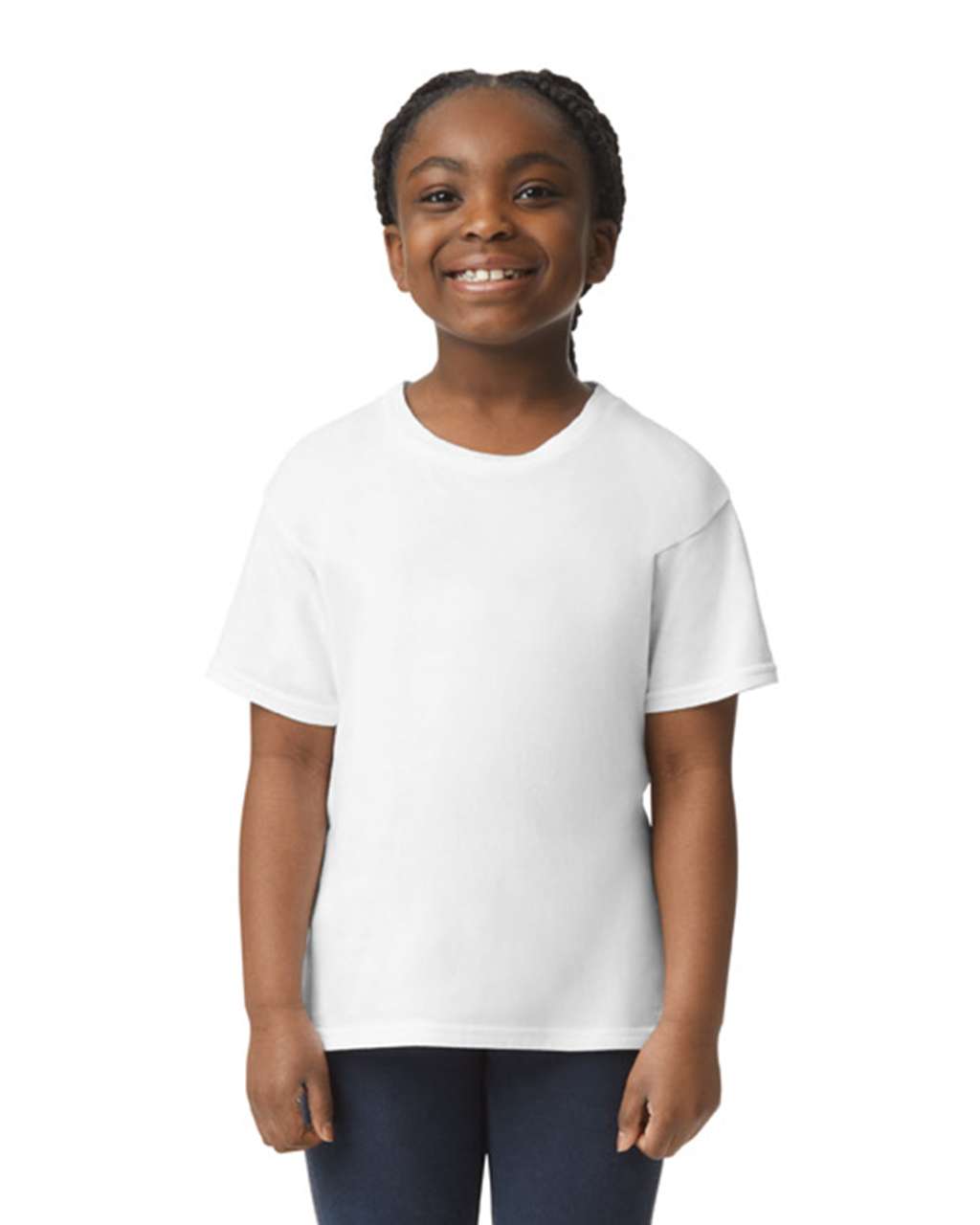 LIGHT COTTON YOUTH T-SHIRT - White - colorimageurl