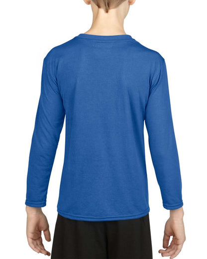 PERFORMANCE ®  YOUTH LONG SLEEVE T-SHIRT - Royal - Additional