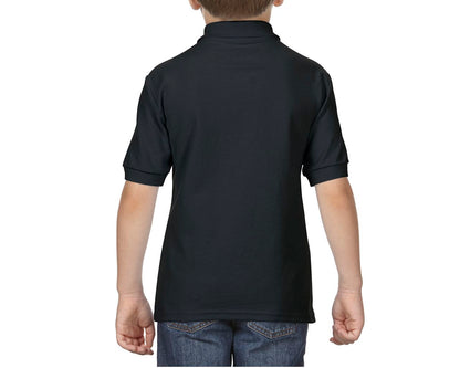 DRYBLEND ®  YOUTH DOUBLE PIQUÉ POLO SHIRT - Black - Additional