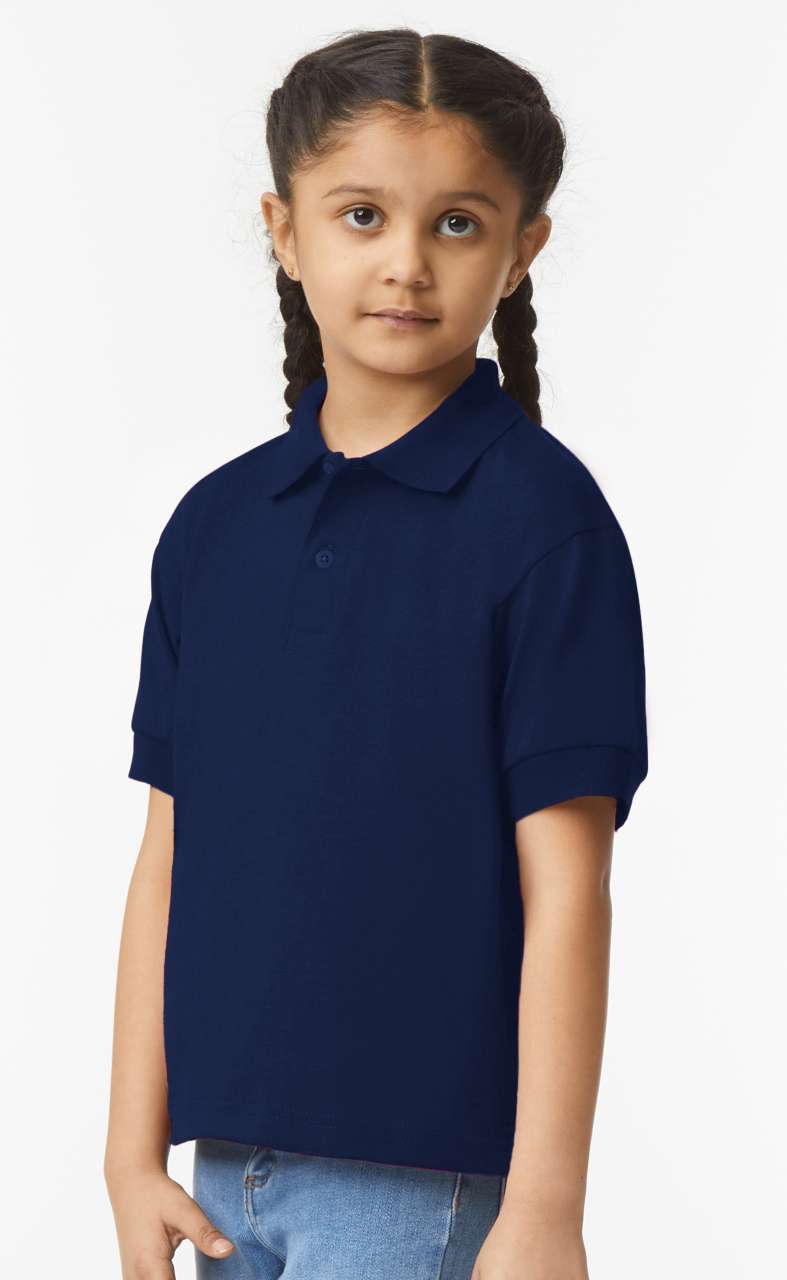 DRYBLEND® YOUTH JERSEY POLO SHIRT - Black - Additional