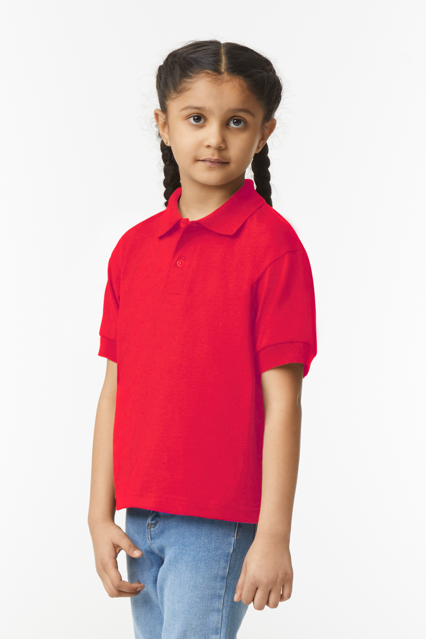 DRYBLEND® YOUTH JERSEY POLO SHIRT - Black - Additional