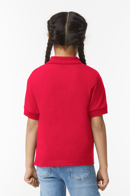 DRYBLEND® YOUTH JERSEY POLO SHIRT - Red - Additional