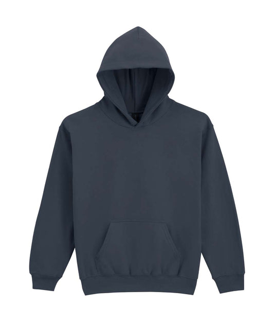 SOFTSTYLE® MIDWEIGHT FLEECE YOUTH HOODIE - Dark Heather - colorimageurl