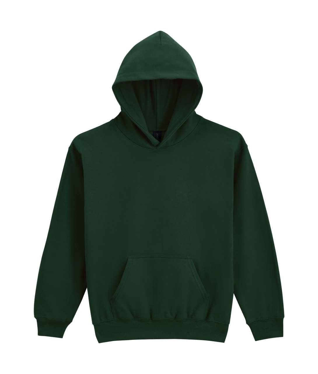 SOFTSTYLE® MIDWEIGHT FLEECE YOUTH HOODIE - Forest Green - colorimageurl