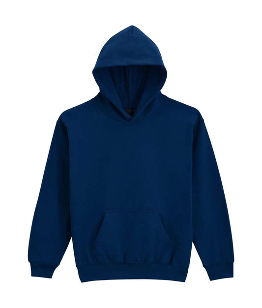 SOFTSTYLE® MIDWEIGHT FLEECE YOUTH HOODIE - Navy - colorimageurl