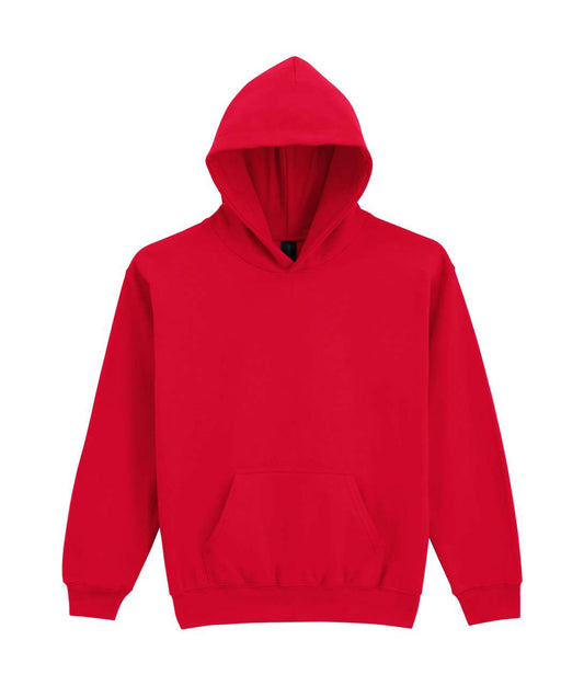 SOFTSTYLE® MIDWEIGHT FLEECE YOUTH HOODIE - Red - colorimageurl