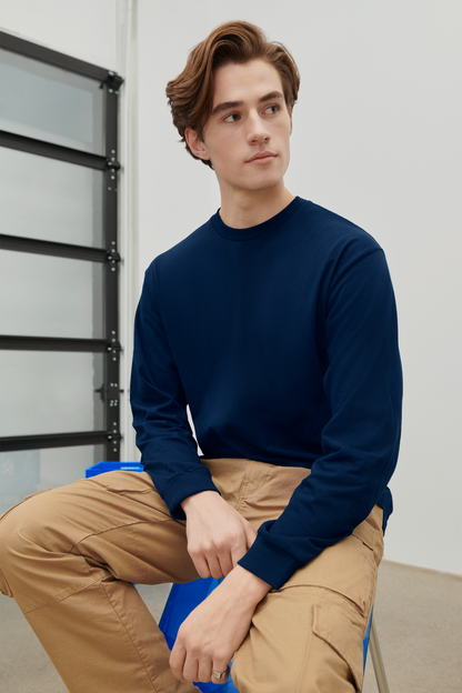 HAMMER ADULT LONG SLEEVE T-SHIRT - Sport Dark Navy - Additional