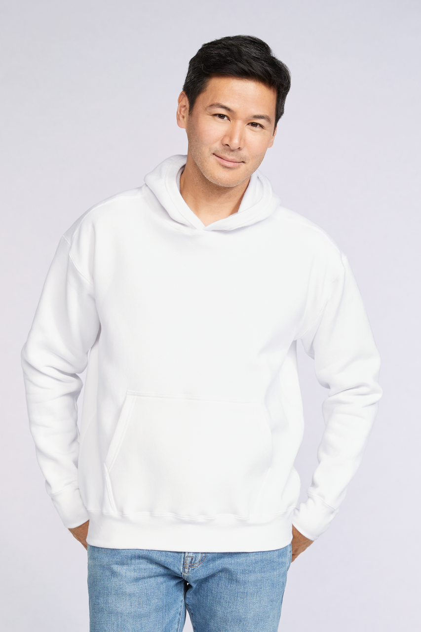 HAMMER ADULT HOODED SWEATSHIRT - Ash - modelimageurl
